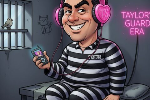 Acusado de assassinato, Luigi Mangione diz que ouvia Taylor Swift e Charli XCX na prisão — até que “King” interveio