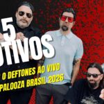 5 motivos para ver o deftones ao vivo no lollapalooza brasil 2026