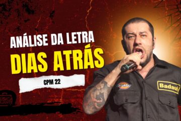 LETRA DE DIAS ATRAS - CPM 22
