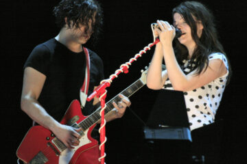 Jack White e Meg White, integrantes do The White Stripes