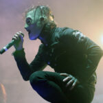 Corey Taylor, vocalista do Slipknot, se apresentando ao vivo
