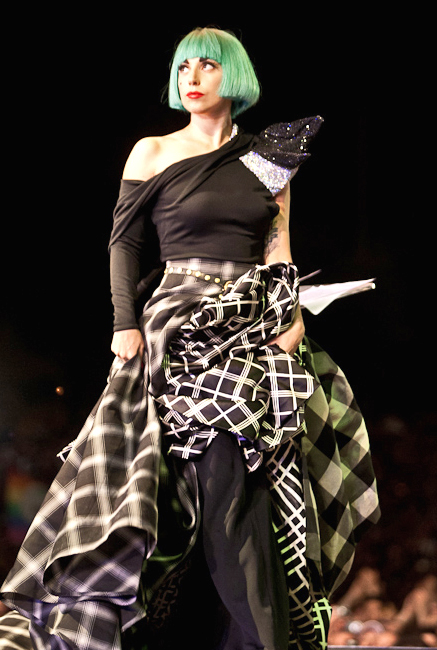 Lady Gaga em evento, foto de referência