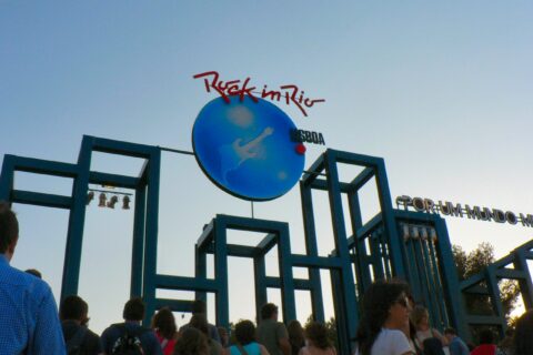 Entrada do festival Rock in Rio