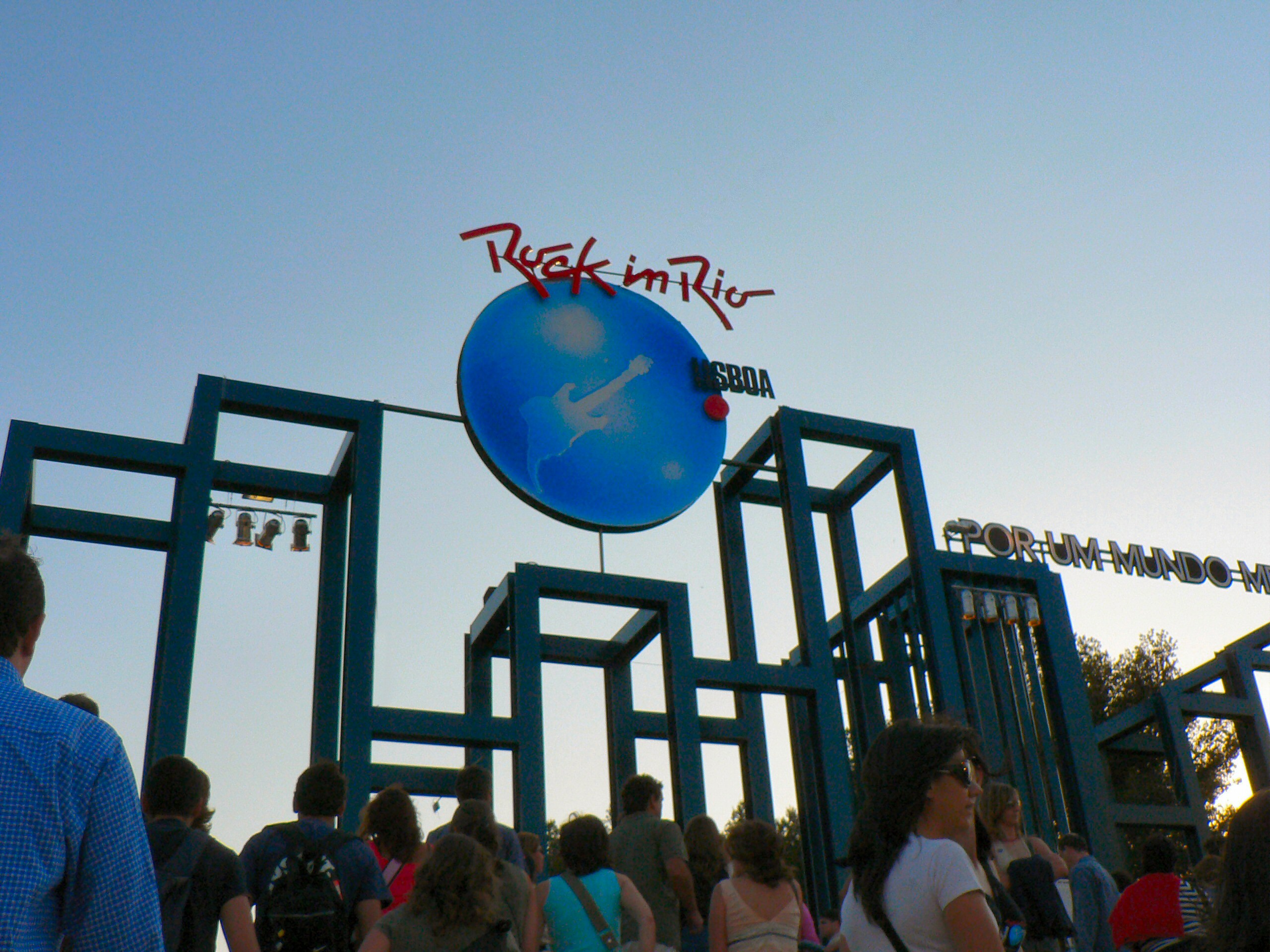 Entrada do festival Rock in Rio