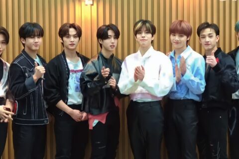 Stray Kids em apresentação ao vivo