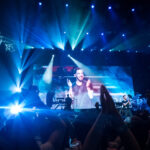 Linkin Park se apresentando ao vivo no festival Soundwave em 2013