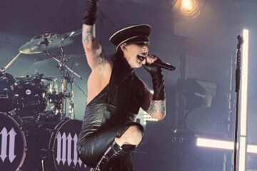Marilyn Manson em show em 2024