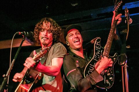 Chris Cornell And Tom Morello Perform Together For The "15 Now" Benefit Show